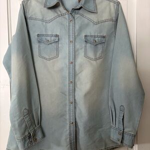 Wrangler Light Blue Denim Shirt